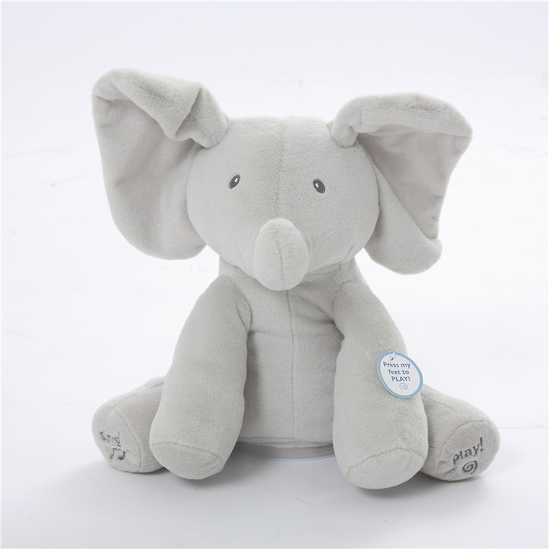 Elephant Toy Singing Stuffed Animal